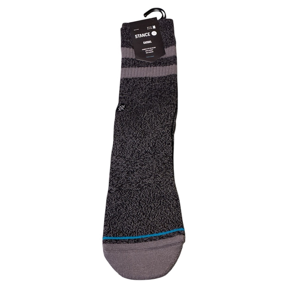 Stance Mens Joven Casual Sock, Black, Medium US